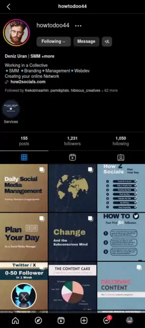 how2social's Instagram Bio